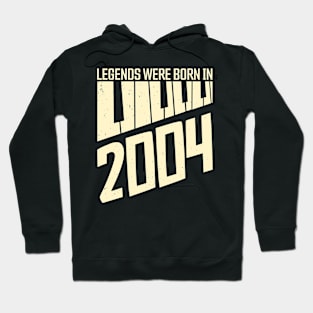 2004 Birthday Vintage Piano Pianist Hoodie